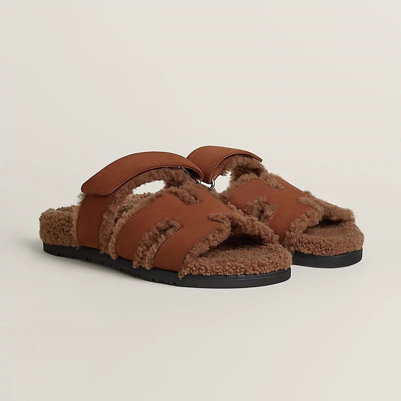 Chypre sandal – techno-sandal in calfskin with anatomical rubber sole and adjustable strap.– LUX VERSE Luxury Designer Fashion Outlet