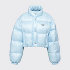 Re-Nylon cropped convertible down jacket – made of Re-Nylon, the innovative and iconic regenerated nylon fabric produced – LUX VERSE Luxury Designer Fashion Outlet