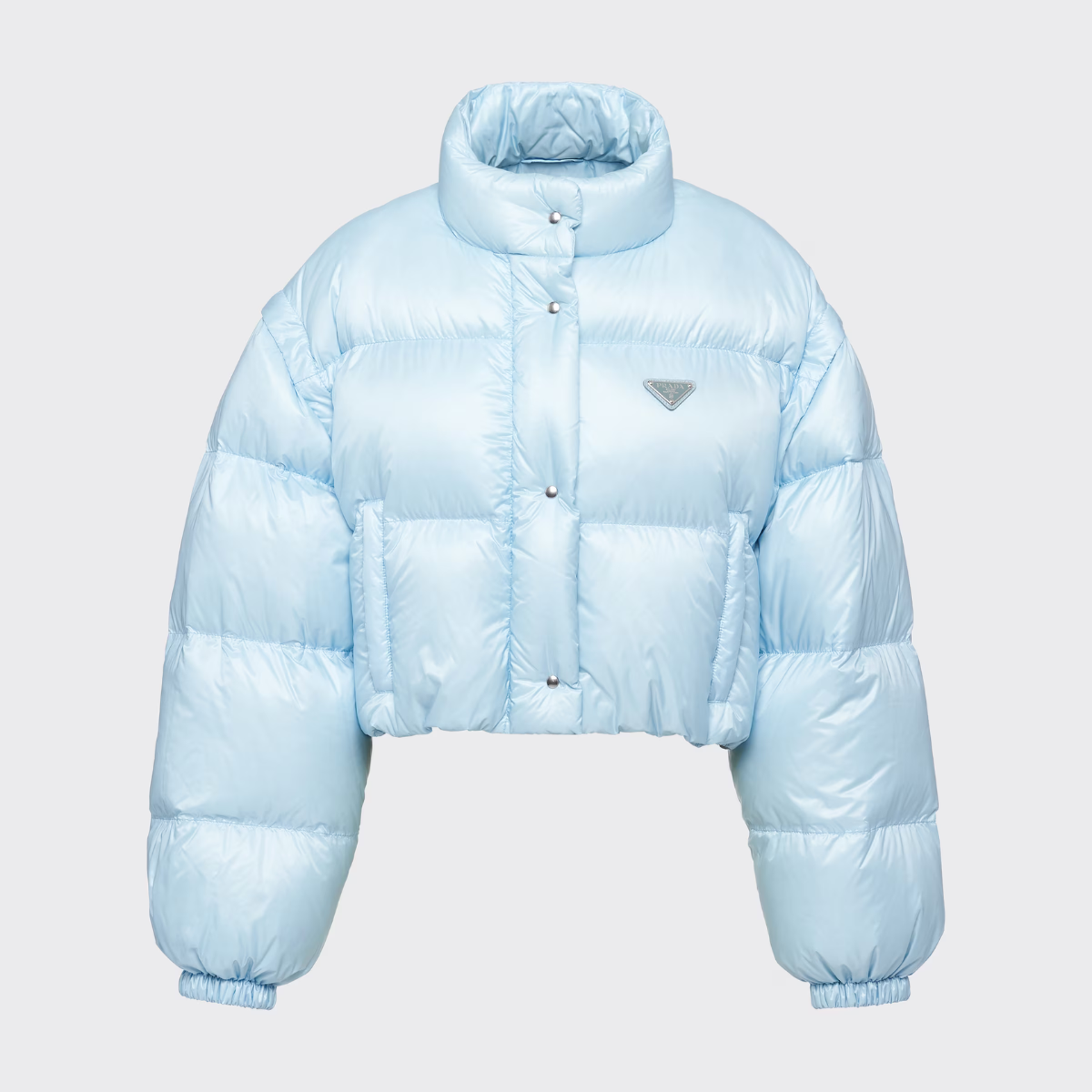 Re-Nylon cropped convertible down jacket – made of Re-Nylon, the innovative and iconic regenerated nylon fabric produced – LUX VERSE Luxury Designer Fashion Outlet