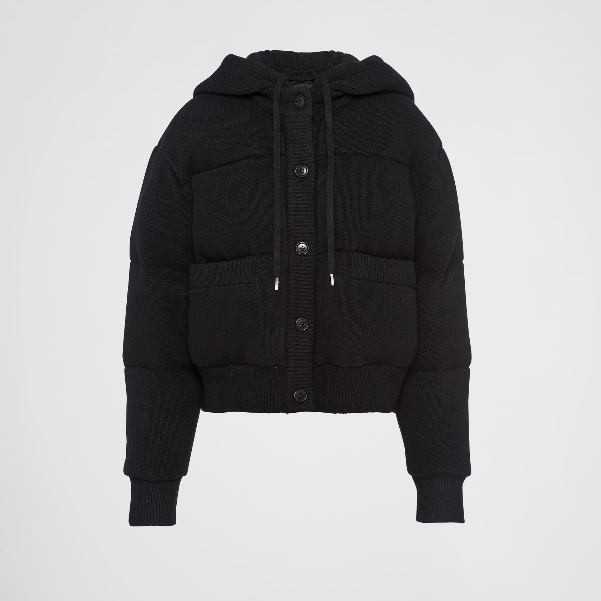 Wool and cashmere down jacket – the down jacket, outerwear with pragmatic style, is reinterpreted in a contemporary – LUX VERSE Luxury Designer Fashion Outlet