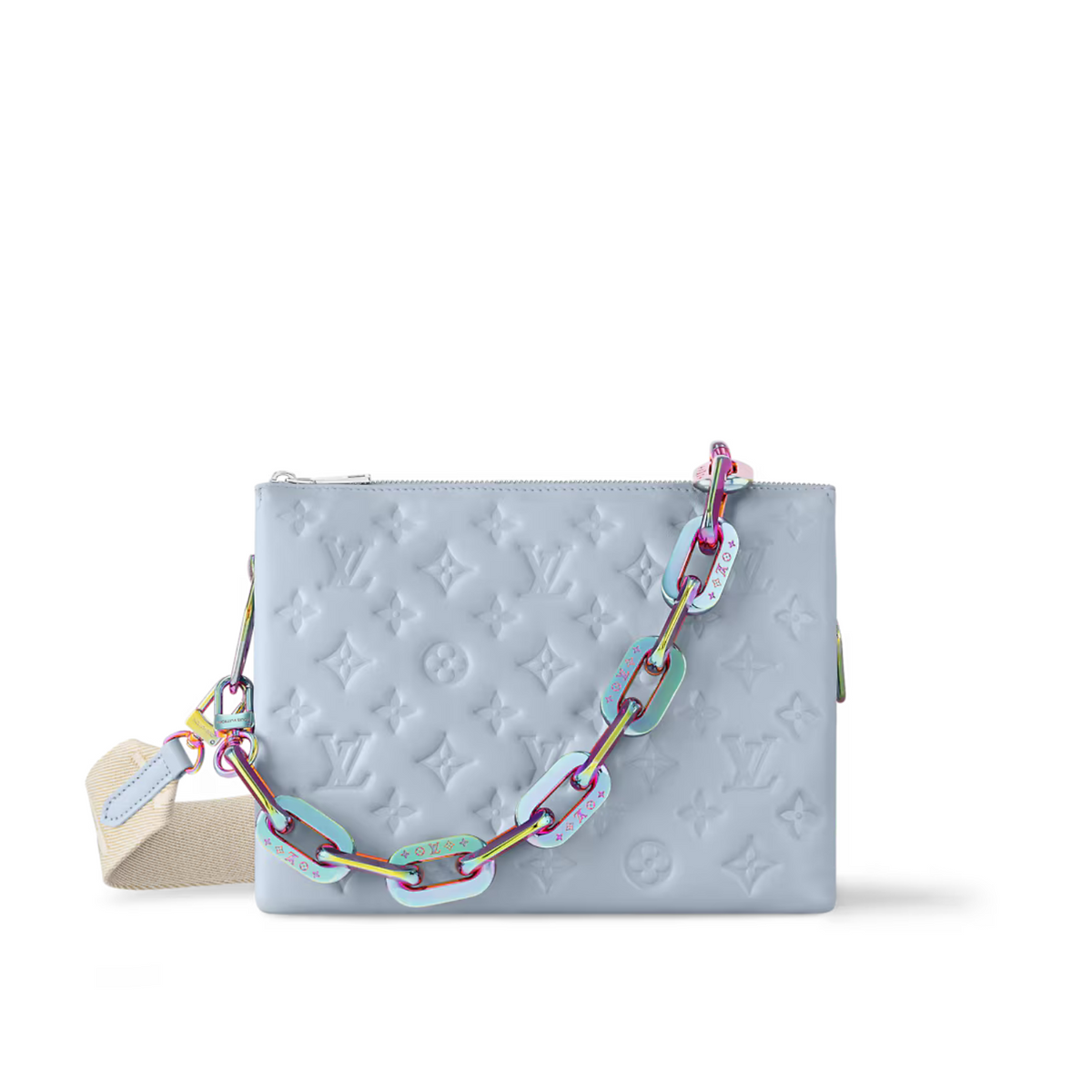 Coussin PM – made from puffy lambskin in a delicate colorway, the Coussin PM handbag is – LUX VERSE Luxury Designer Fashion Outlet