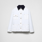 Canvas blouson jacket – the oversized silhouette of this trucker jacket stands out for its utility style – LUX VERSE Luxury Designer Fashion Outlet