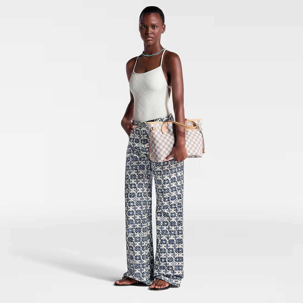 Neverfull MM Damier Azur canvas – the Neverfull PM tote pairs timeless design with heritage details – LUX VERSE Luxury Designer Fashion Outlet