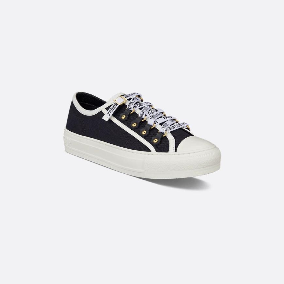 Walk'n'Canvas Sneaker – the Walk'n'sneaker is crafted in black cotton canvas and is a timeless design – LUX VERSE Luxury Designer Fashion Outlet