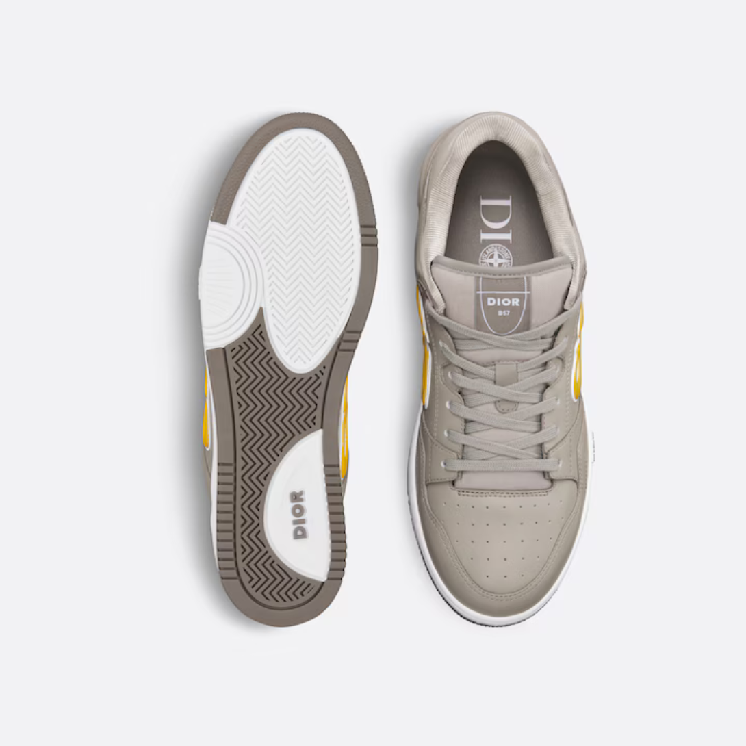 B57 Low-Top Sneaker – LIMITED AND NUMBERED EDITION – completed by a two-tone rubber sole, the sneaker will elevate any favorite – LUX VERSE Luxury Designer Fashion Outlet