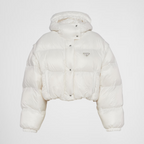 Re-Nylon convertible cropped down jacket – stay warm and eco-friendly with this Re-Nylon jacket – LUX VERSE Luxury Designer Fashion Outlet