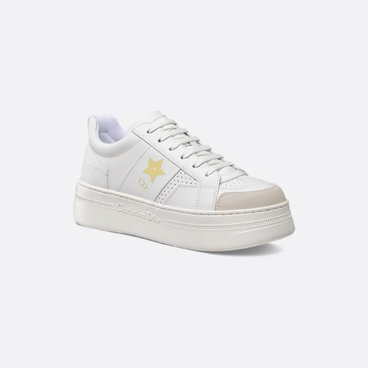 Star Platform Sneaker Suede Calfskin – the Star sneaker enhances the hallmark line with a modern style – LUX VERSE Luxury Designer Fashion Outlet