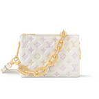 Coussin BB – this Coussin BB handbag is made from puffy lambskin with the Monogram embossed into – LUX VERSE Luxury Designer Fashion Outlet