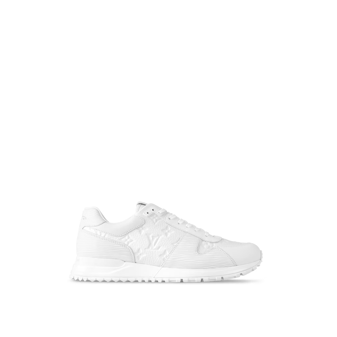 Run Away Leather Sneaker – this edition of the Run Away sneaker combines two emblematic leathers: – LUX VERSE Luxury Designer Fashion Outlet
