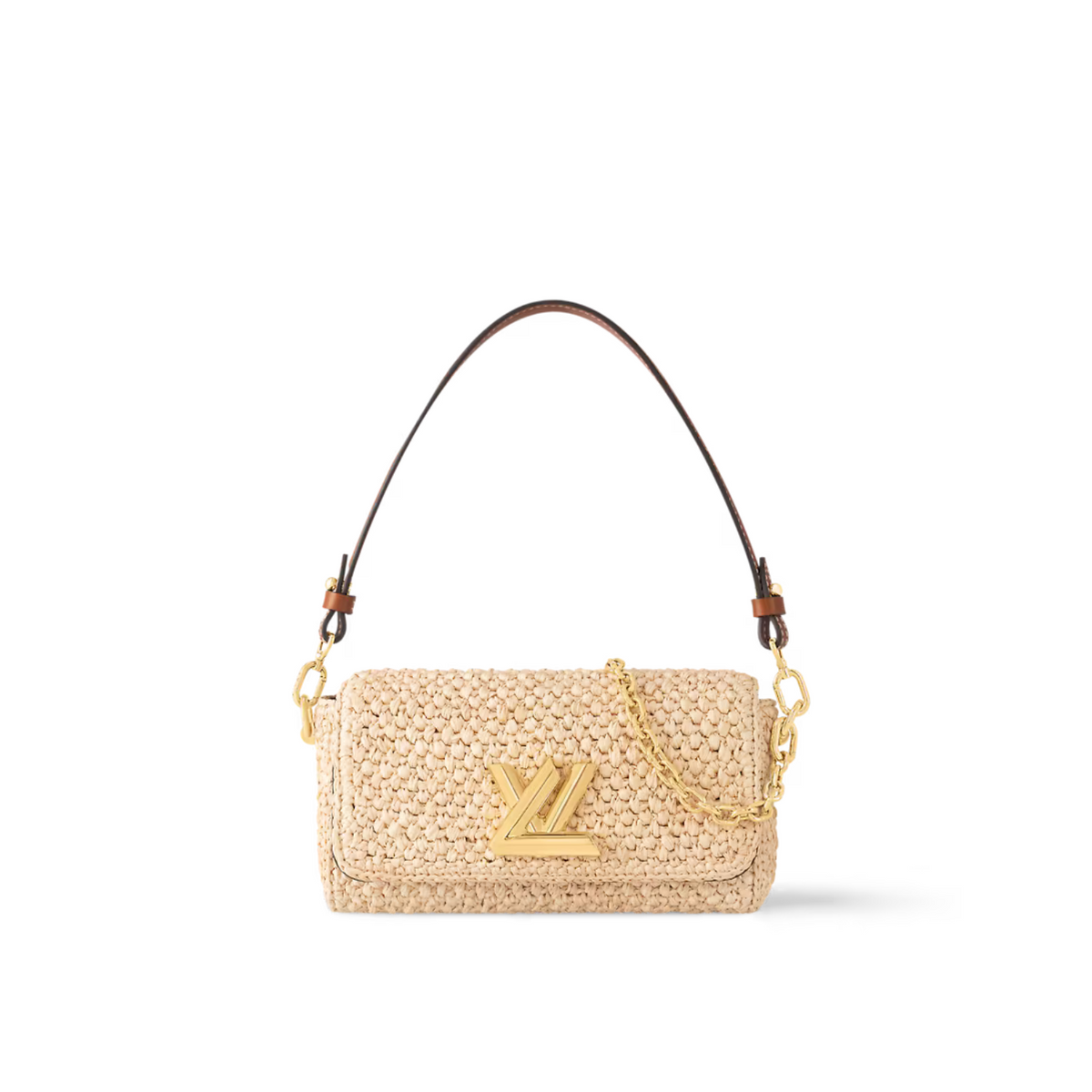 Twist West – the Twist West is made from woven raffia with smooth calfskin trim, as part of – LUX VERSE Luxury Designer Fashion Outlet
