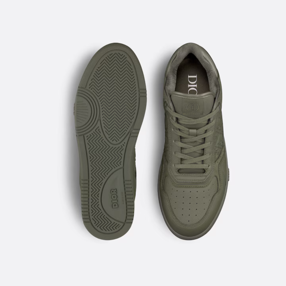 B27 Low-Top Sneaker Leather – crafted in grained calfskin, the style is adorned with tonal Gravity leather panels – LUX VERSE Luxury Designer Fashion Outlet