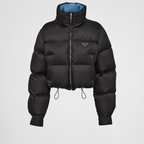 Re-Nylon cropped down jacket – stay warm and stylish with the Re-Nylon cropped down jacket – LUX VERSE Luxury Designer Fashion Outlet