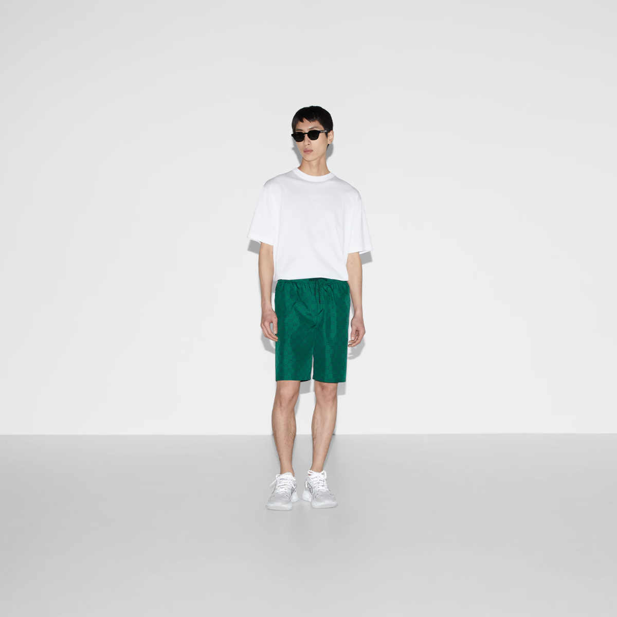 GG print nylon swim short – emblematic codes of the House and refined patterns are reinterpreted in contemporary – LUX VERSE Luxury Designer Fashion Outlet