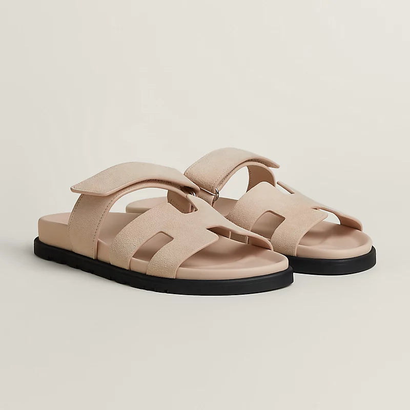 Prada Chypre sandal – techno-sandal in calfskin with anatomical rubber sole and adjustable strap.A – LUX VERSE Luxury Designer Fashion Outlet