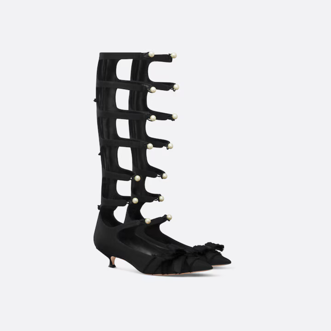 Heeled Boot – completed by a 4-cm (1.5) kitten heel and pointed toe, the shoe will lend a refined – LUX VERSE Luxury Designer Fashion Outlet