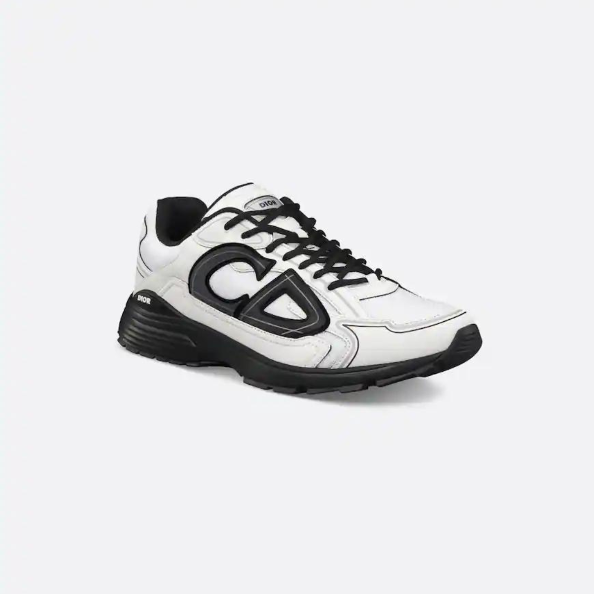 B30 Sneaker Modern Sporty – crafted in technical fabric, it is enhanced by a gray reflective CD30 signature – LUX VERSE Luxury Designer Fashion Outlet