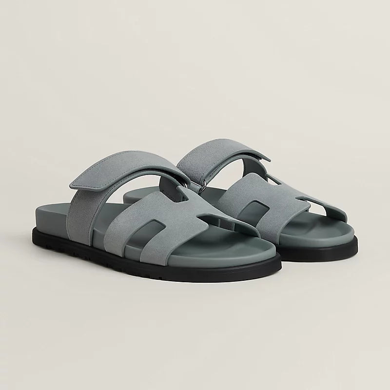 Prada Chypre sandal – techno-sandal in calfskin with anatomical rubber sole and adjustable strap.A – LUX VERSE Luxury Designer Fashion Outlet