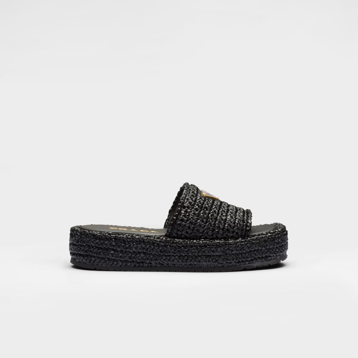 Crochet Flatform Iconic Slides – a simple yet sophisticated crochet pattern enhances the design of these flatform – LUX VERSE Luxury Designer Fashion Outlet