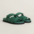 Chypre sandal – techno-sandal in calfskin with anatomical rubber sole and adjustable strap.– LUX VERSE Luxury Designer Fashion Outlet