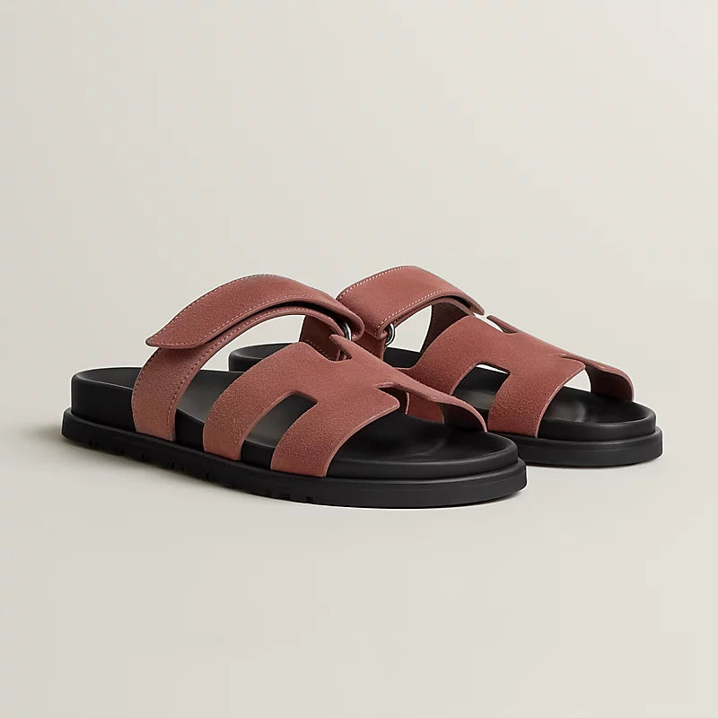 Prada Chypre sandal – techno-sandal in calfskin with anatomical rubber sole and adjustable strap.A – LUX VERSE Luxury Designer Fashion Outlet