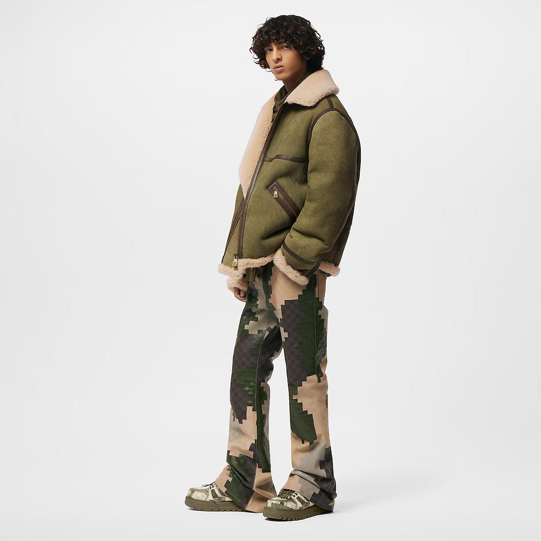 Trainer Maxi Khaki Green Sneaker – the motif was a key feature of Men's Creative Director Pharrell Williams'– LUX VERSE Luxury Designer Fashion Outlet
