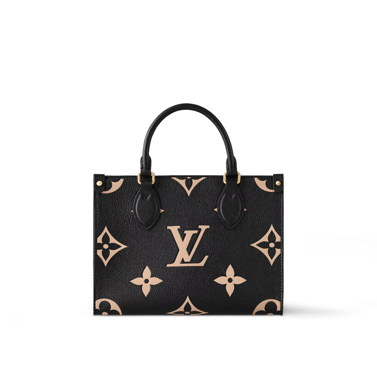 OnTheGo PM Black – the OnTheGo PM tote is fashioned in Monogram Empreinte leather, embossed with – LUX VERSE Luxury Designer Fashion Outlet
