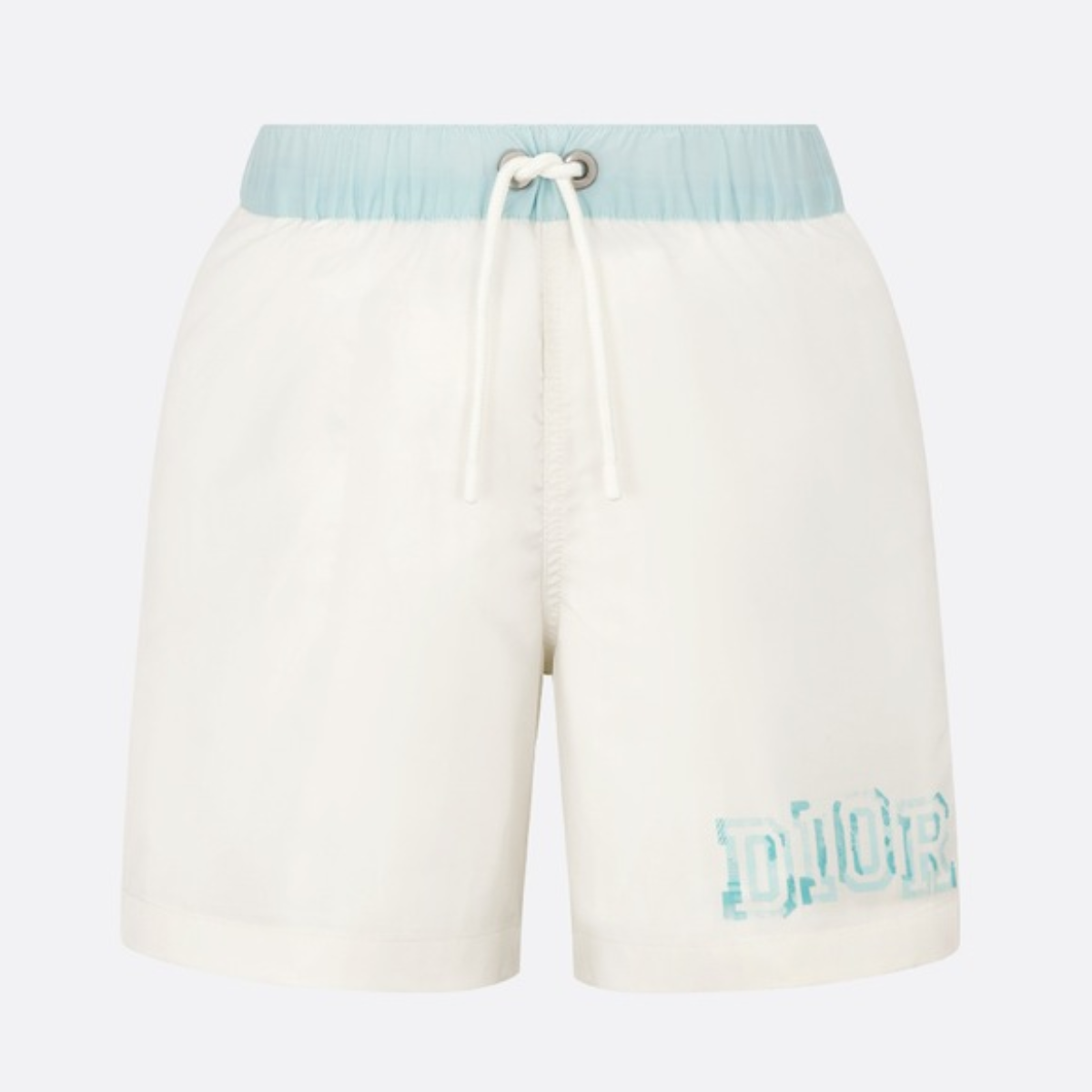 Ivory and Blue Kids'Swim Shorts – the swim shorts showcase the summery colors of the season – LUX VERSE Luxury Designer Fashion Outlet