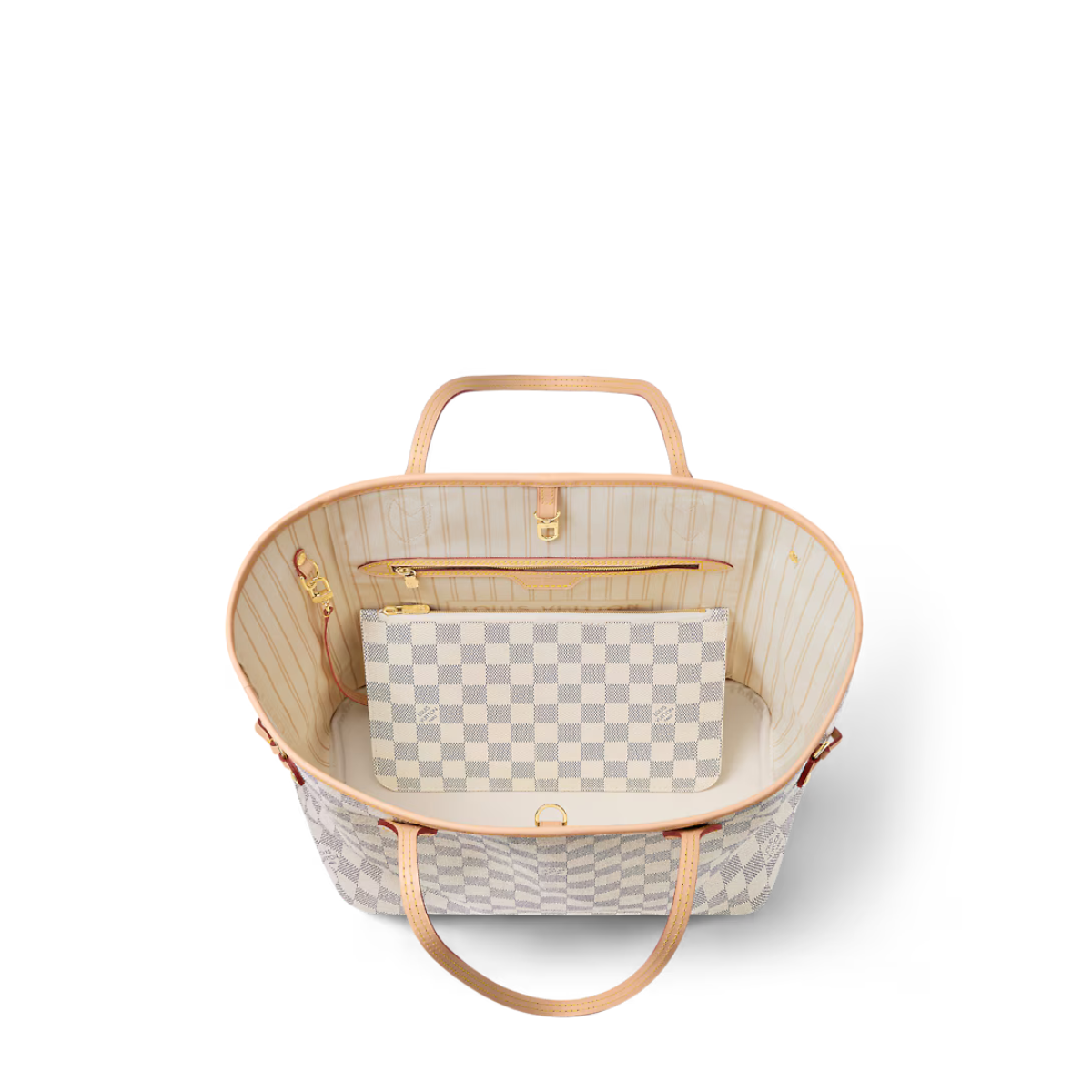 Neverfull MM Beige – the Neverfull MM tote unites timeless design with heritage details – LUX VERSE Luxury Designer Fashion Outlet