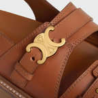 TIPPI TRIOMPHE SANDAL in CALFSKIN – sHOEADJUSTABLE BUCKLELEATHER COVERED INSOLERUBBER OUTSOLE WITH FOAM INSERT – LUX VERSE Luxury Designer Fashion Outlet
