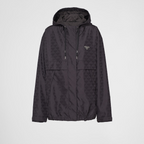 Printed Re-Nylon jacket – first introduced on trunks designed by Mario, the triangle expresses uniqueness – LUX VERSE Luxury Designer Fashion Outlet
