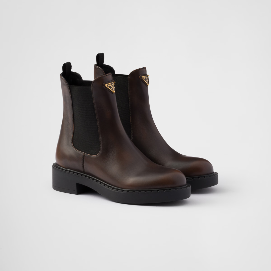 Leather Chelsea boots Dark Brown – these contemporary and versatile Chelsea boots have a timeless design with – LUX VERSE Luxury Designer Fashion Outlet