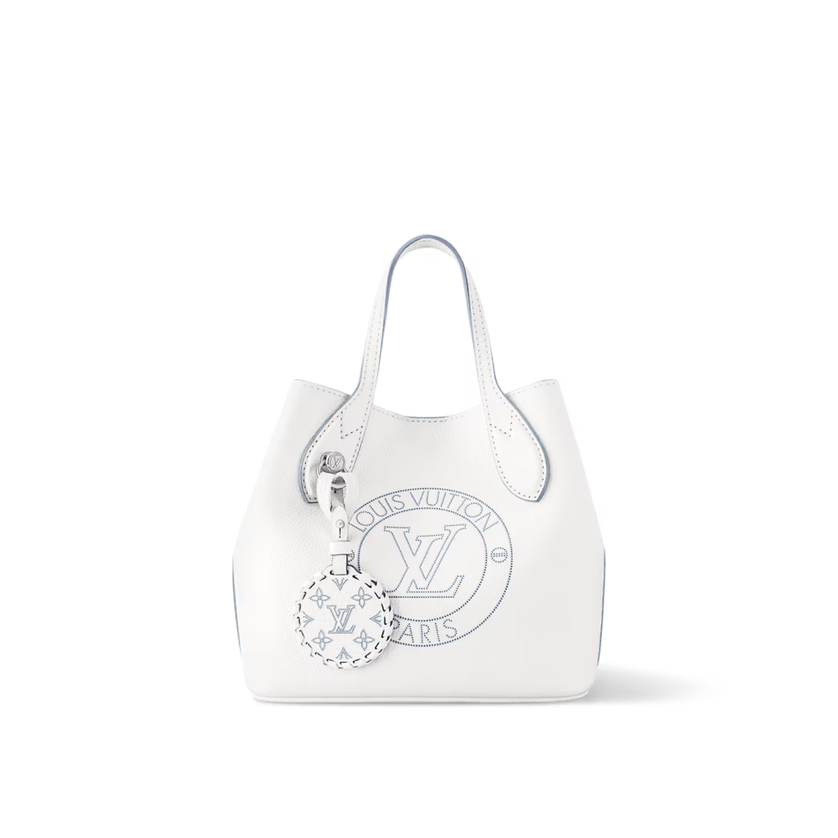 Blossom PM – made from Mahina perforated calfskin, the supple Blossom PM tote features – LUX VERSE Luxury Designer Fashion Outlet