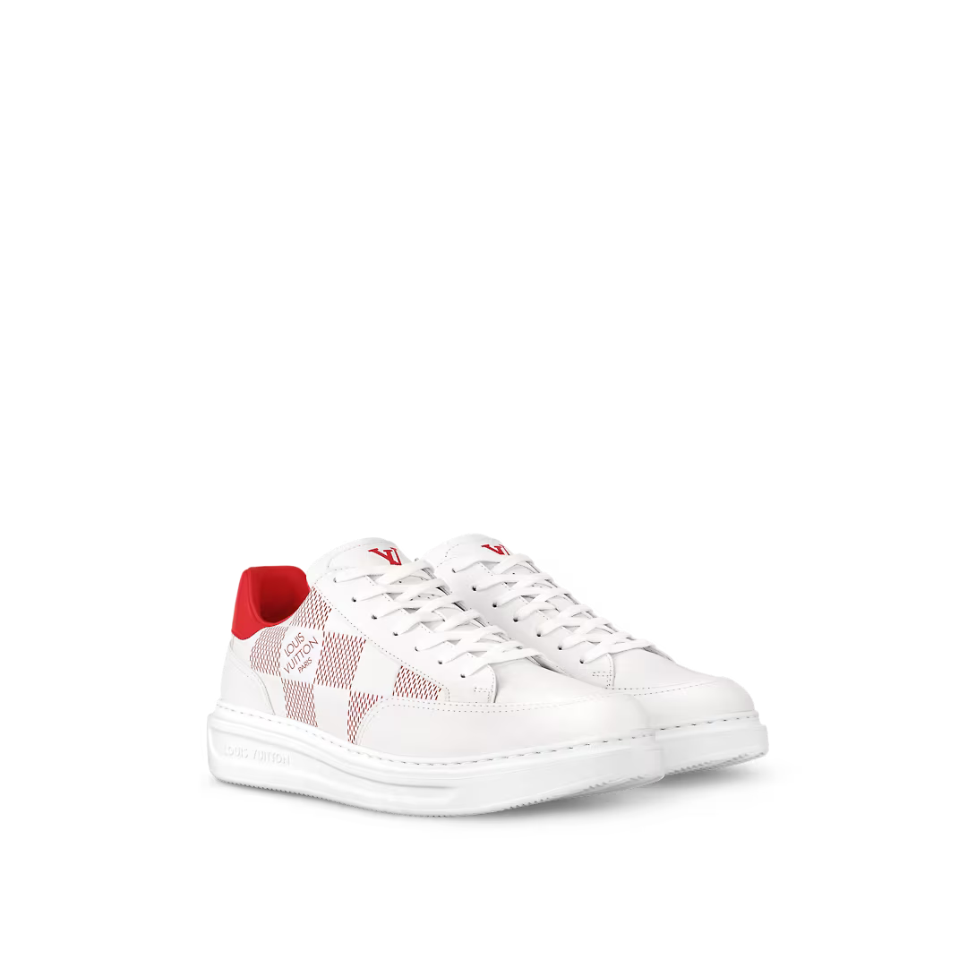 Beverly Hills Leather Sneaker – a padded insole and technical lining provide enhanced comfort and suppleness – LUX VERSE Luxury Designer Fashion Outlet