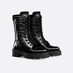 D-Unit Ankle Boot – crafted in white calfskin, it is enhanced by the Cannage motif with a quilted effect – LUX VERSE Luxury Designer Fashion Outlet