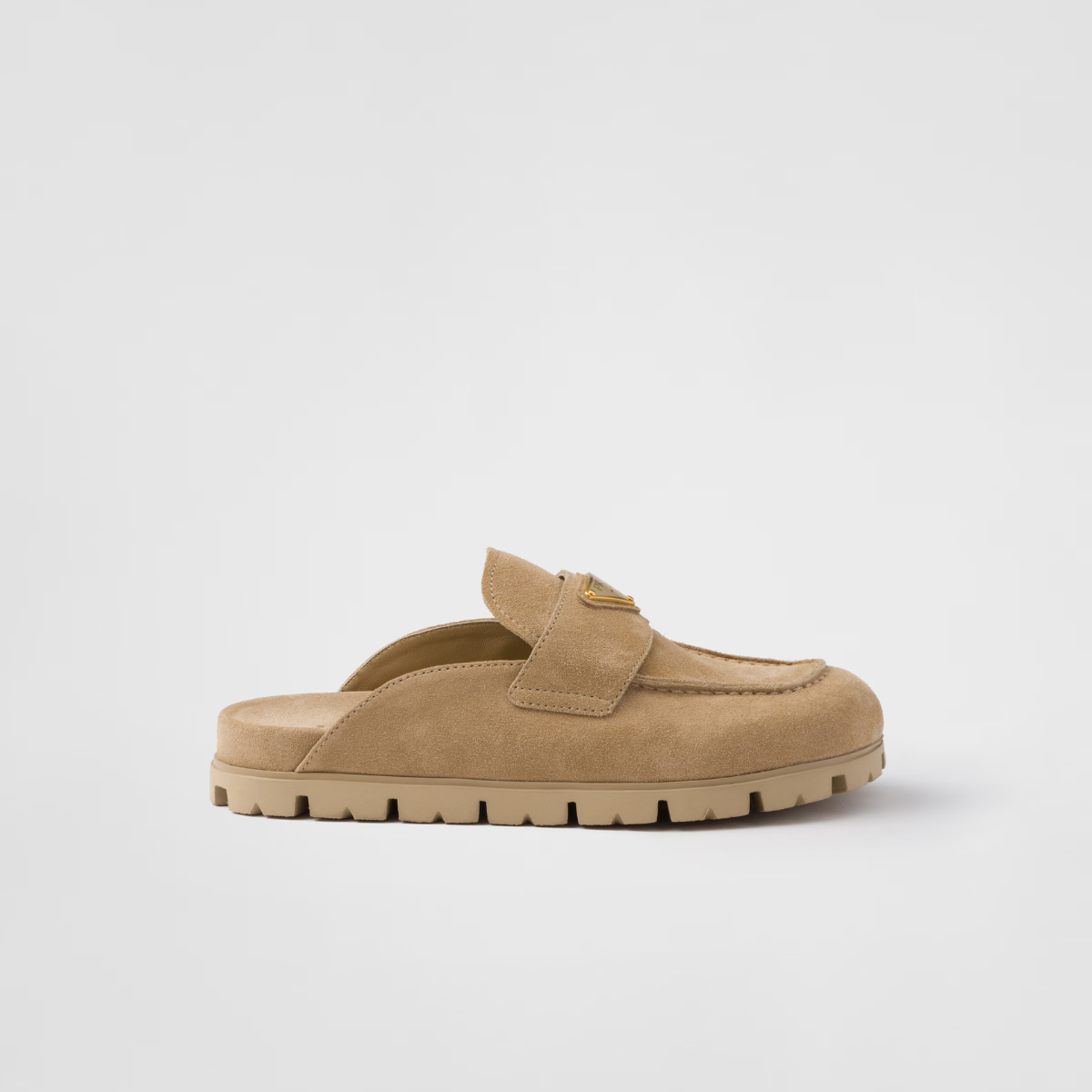 Suede Rubber Sabots – these mules made of soft suede with a leather lining have a modern, versatile – LUX VERSE Luxury Designer Fashion Outlet