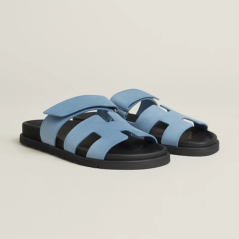 Chypre sandal – techno-sandal in calfskin with anatomical rubber sole and adjustable strap.– LUX VERSE Luxury Designer Fashion Outlet