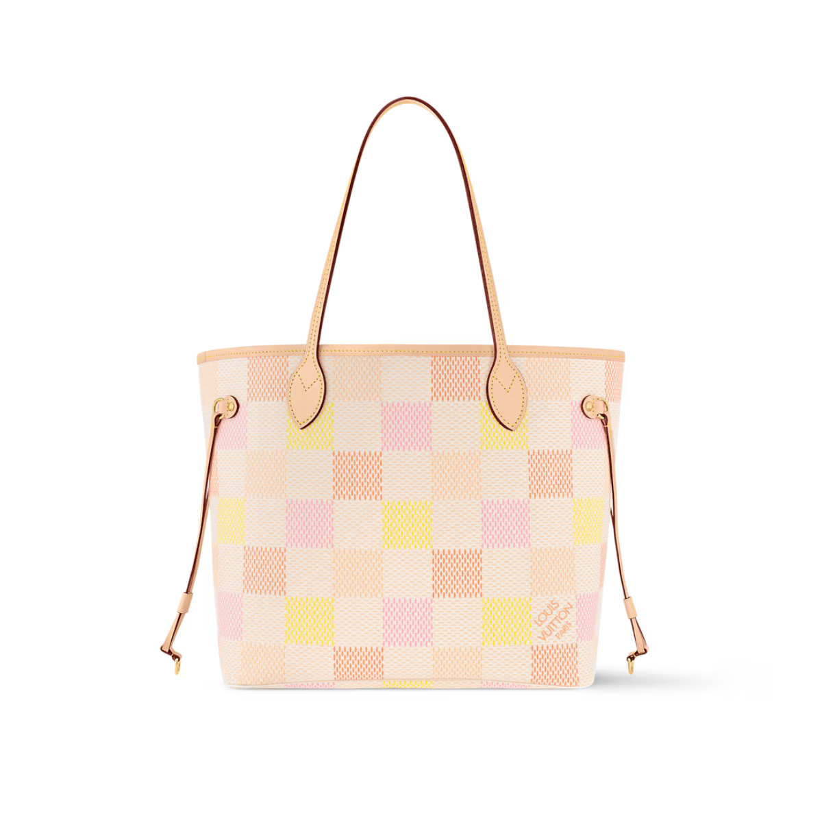 Neverfull MM Damier Giant coated canvas – this roomy Neverfull MM tote is made from Damier Giant canvas, playfully updated – LUX VERSE Luxury Designer Fashion Outlet