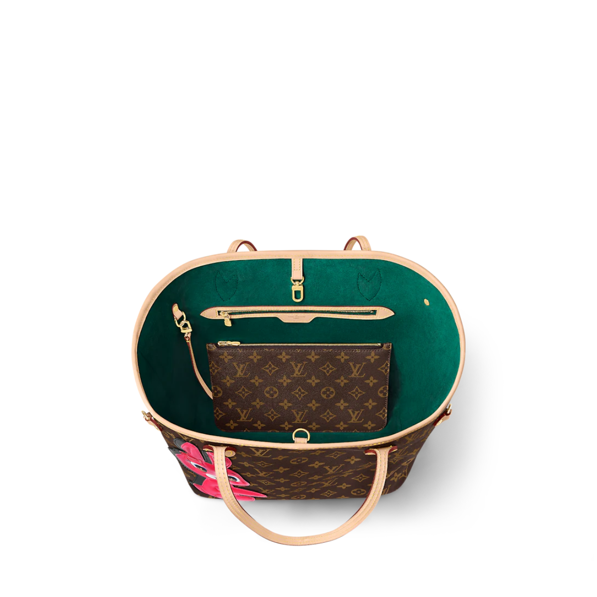 Neverfull MM Monogram coated canvas – the interior includes a removable matching zipped pouch – LUX VERSE Luxury Designer Fashion Outlet