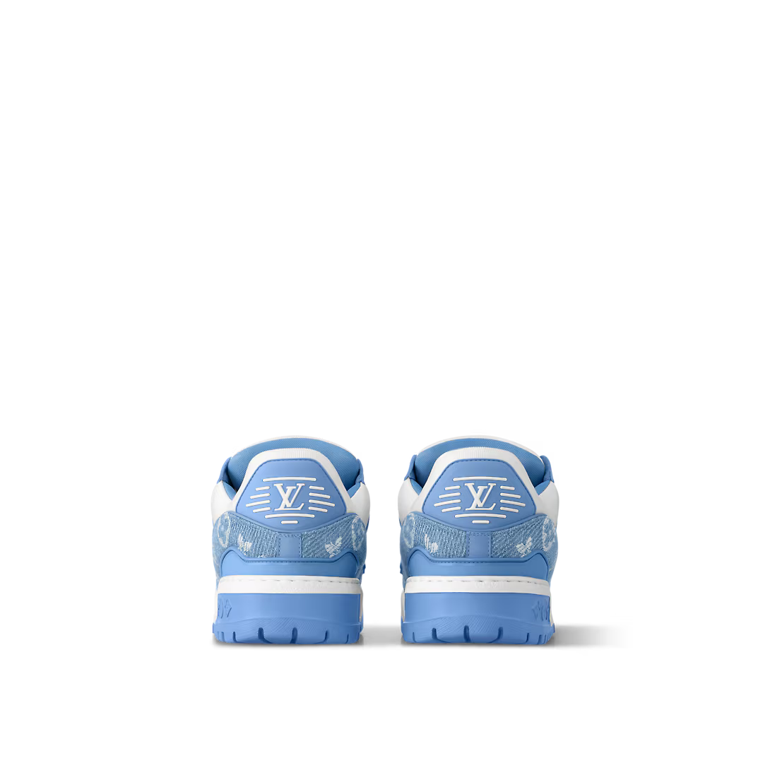 Trainer Denim Maxi Sneaker – it is finished with a chunky outsole in extremely lightweight rubber – LUX VERSE Luxury Designer Fashion Outlet
