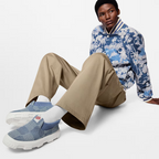 Space Lander Slip On – it comes in Damier-pattern denim for a relaxed, summery feel and features – LUX VERSE Luxury Designer Fashion Outlet