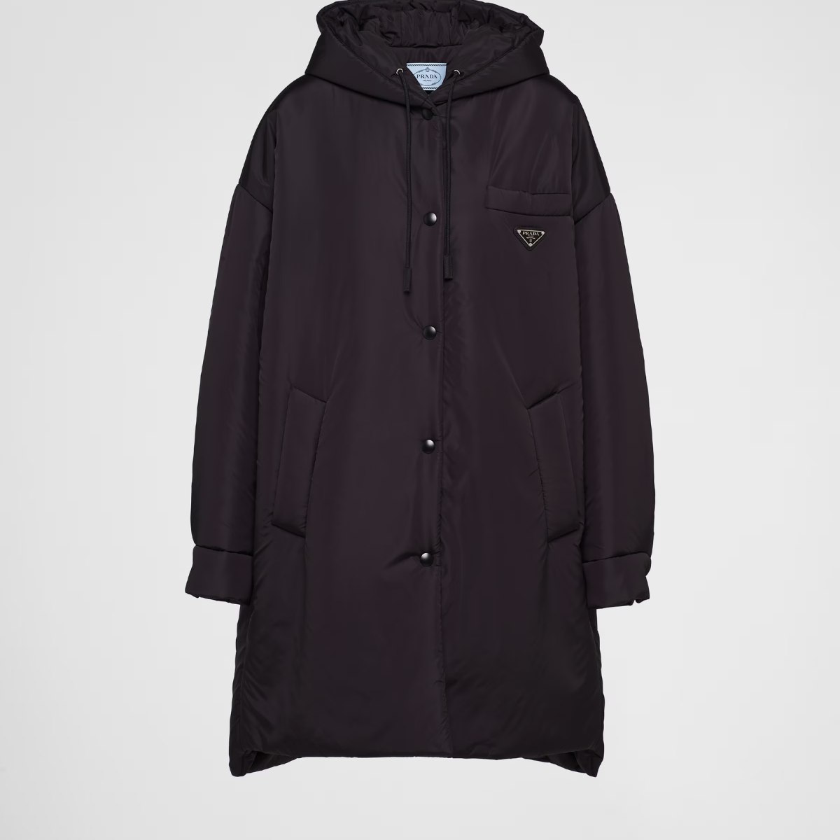 Oversized light Black Re-Nylon raincoat – introducing the Oversized Light Re-Nylon Raincoat, the perfect outerwear for rainy – LUX VERSE Luxury Designer Fashion Outlet