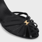 TRIOMPHE LEATHER SANDAL in LAMBSKIN – lEATHER STRAPSTOE WITH CAGE EFFECTENGRAVED ADJUSTABLE BUCKLELEATHER INSOLELEATHER – LUX VERSE Luxury Designer Fashion Outlet
