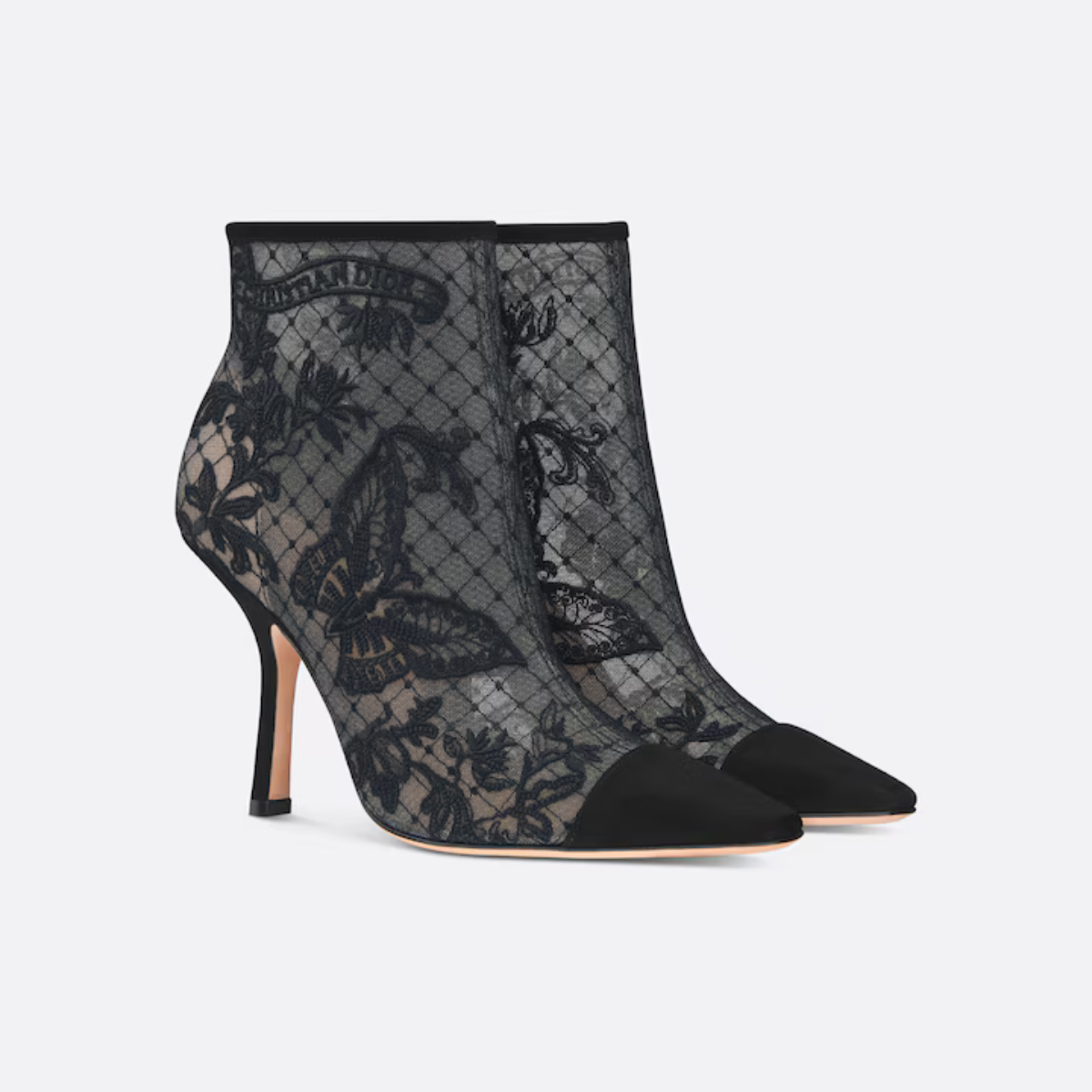 Capture Heeled Ankle Boot – the Capture ankle boot is a delicate creation inspired by the collection's signature – LUX VERSE Luxury Designer Fashion Outlet
