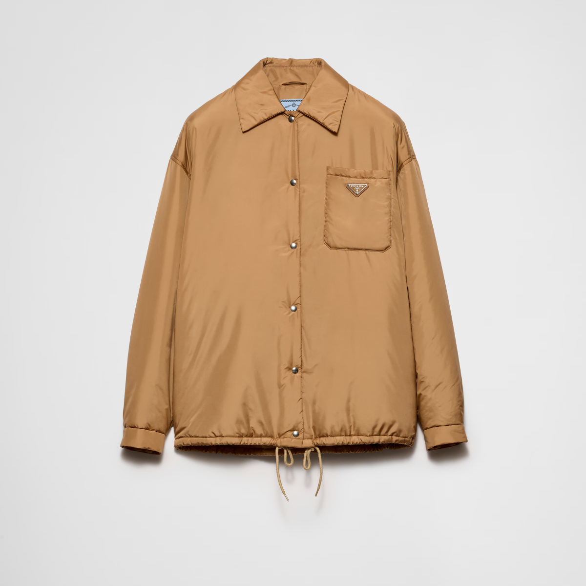 Lightweight Re-Nylon blouson jacket – the soft silhouette of this blouson jacket made of Re-Nylon features ample lines – LUX VERSE Luxury Designer Fashion Outlet