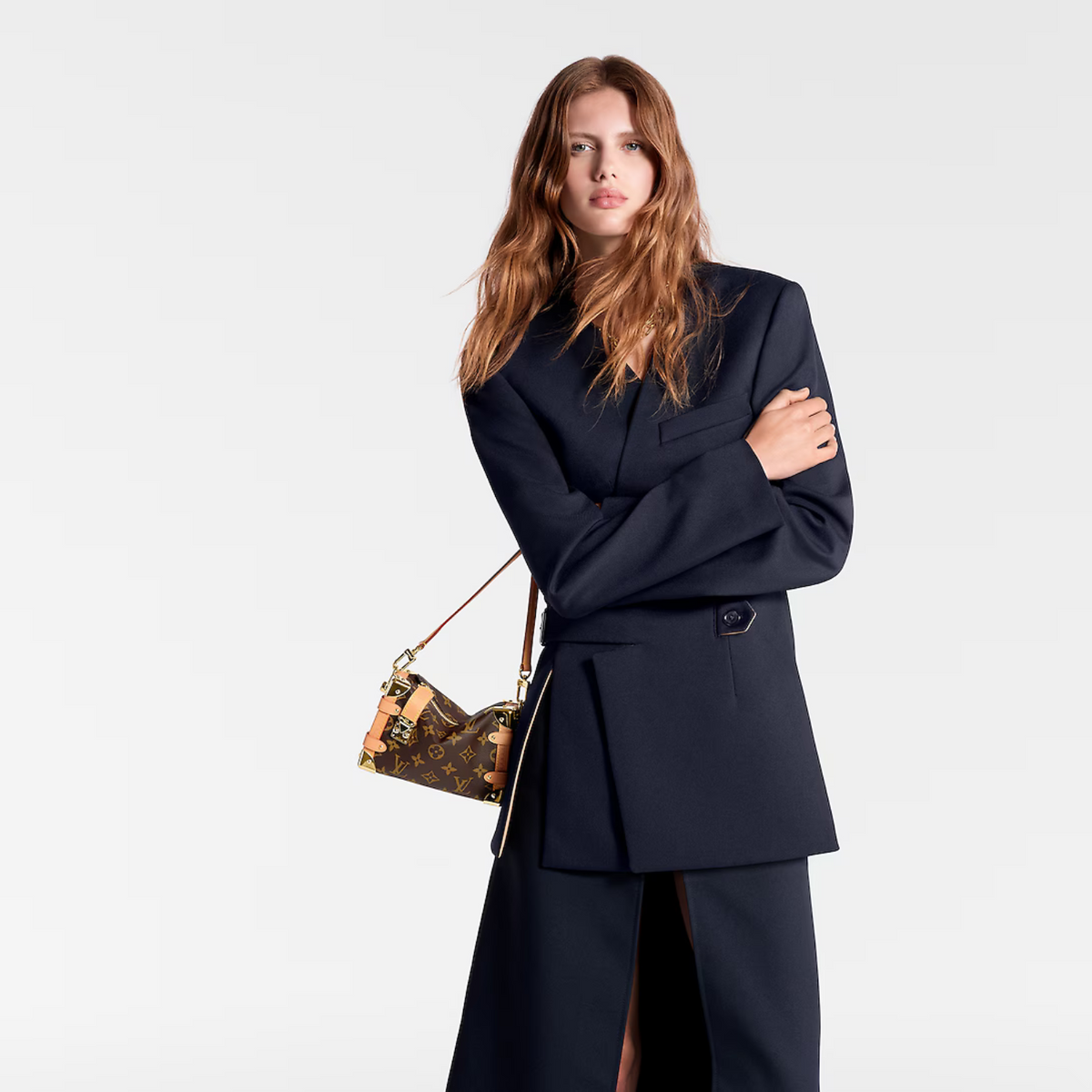 Side Trunk PM – evocative of the House’s historic trunks, the Side Trunk PM’s rectangular shape is – LUX VERSE Luxury Designer Fashion Outlet
