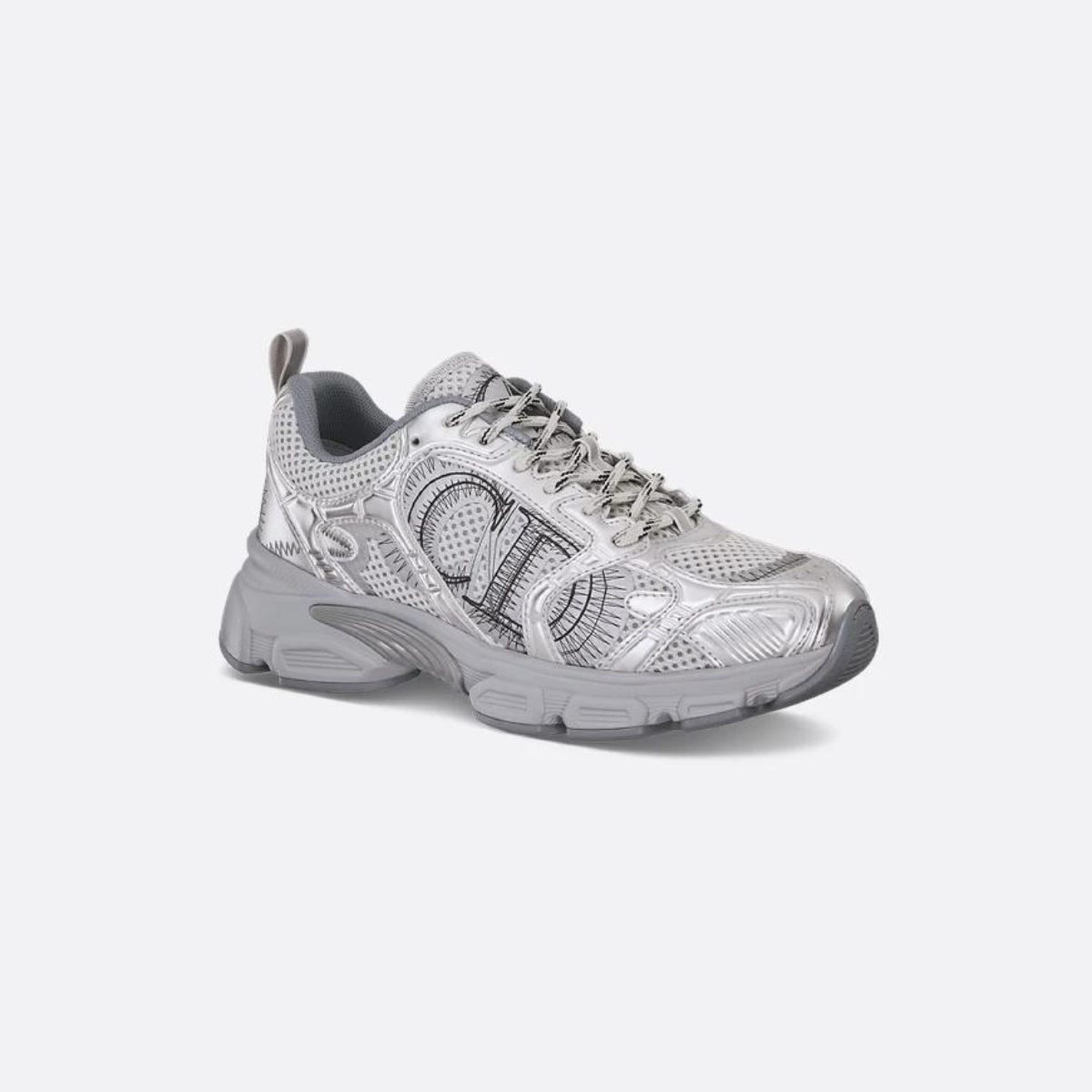 Chrono Sneaker Silver-Tone – new for Fall 2024, the Chrono sneaker revisits the running shoe with the House's – LUX VERSE Luxury Designer Fashion Outlet