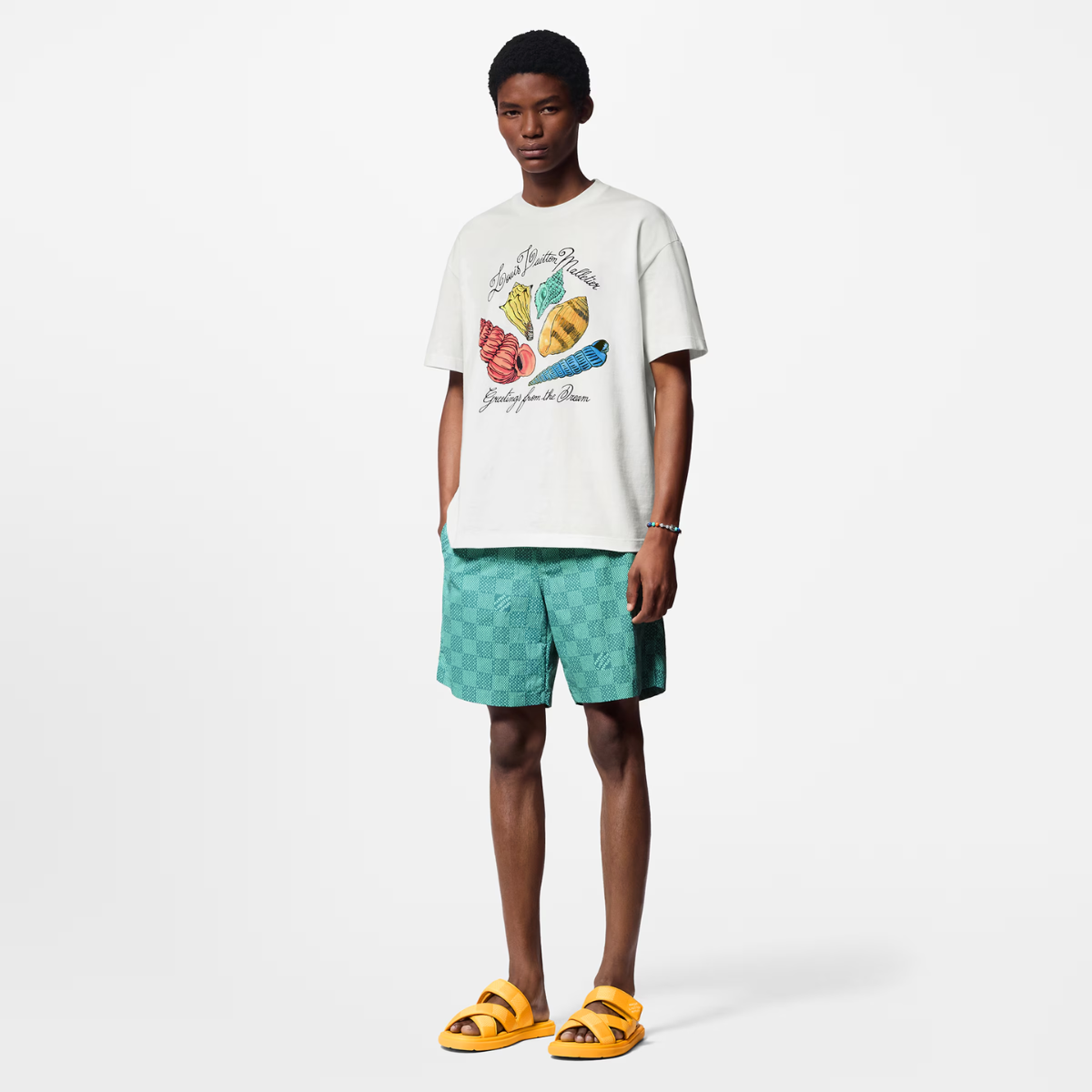 Printed Nylon Swimshorts – out of the water, this piece can be paired with a t-shirt or shirt in the same motif – LUX VERSE Luxury Designer Fashion Outlet