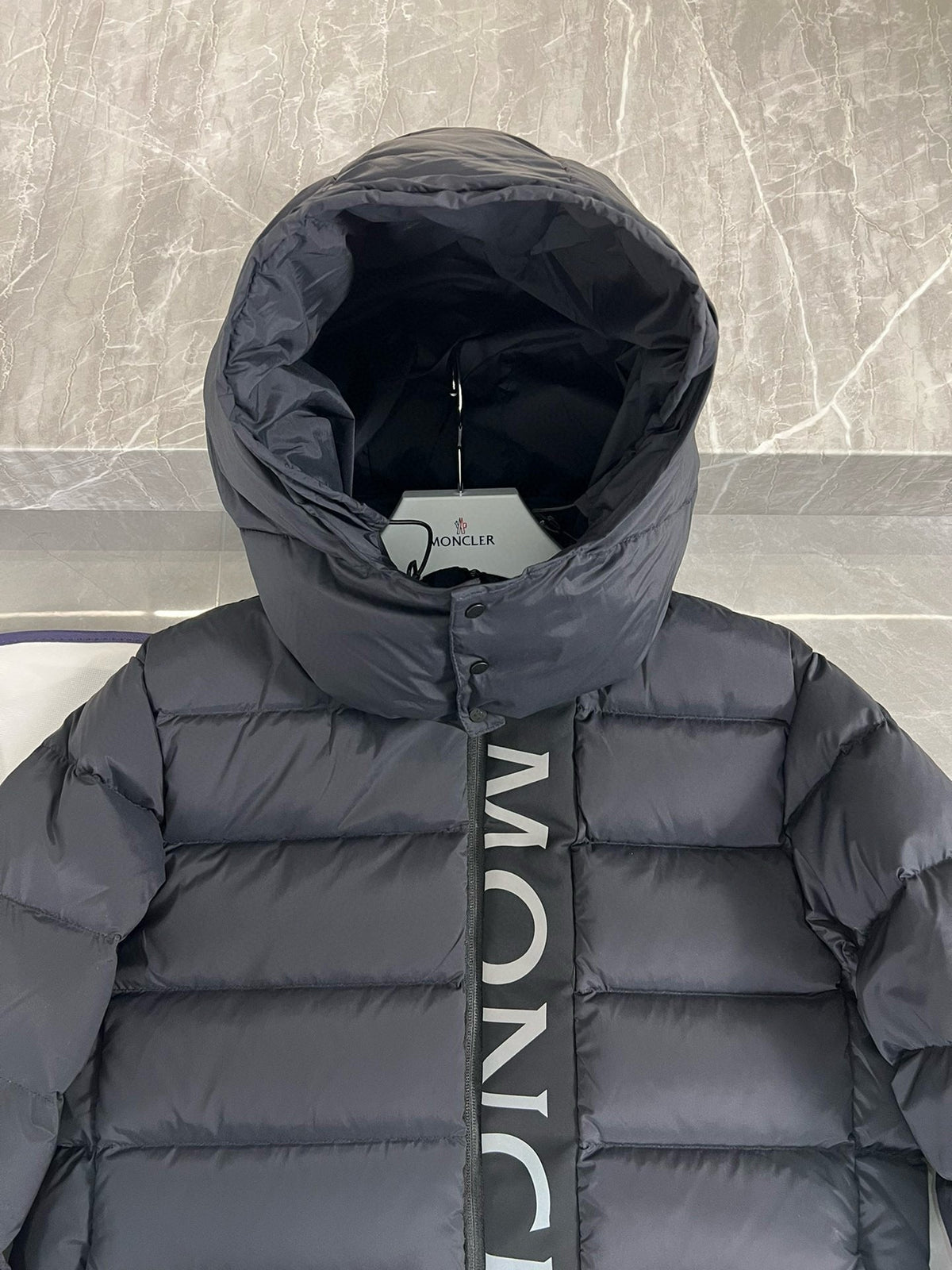 Black Puffer Jacket - Men's