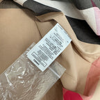 Beiges Langarmhemd aus Baumwolle mit Exploded Check - Herren