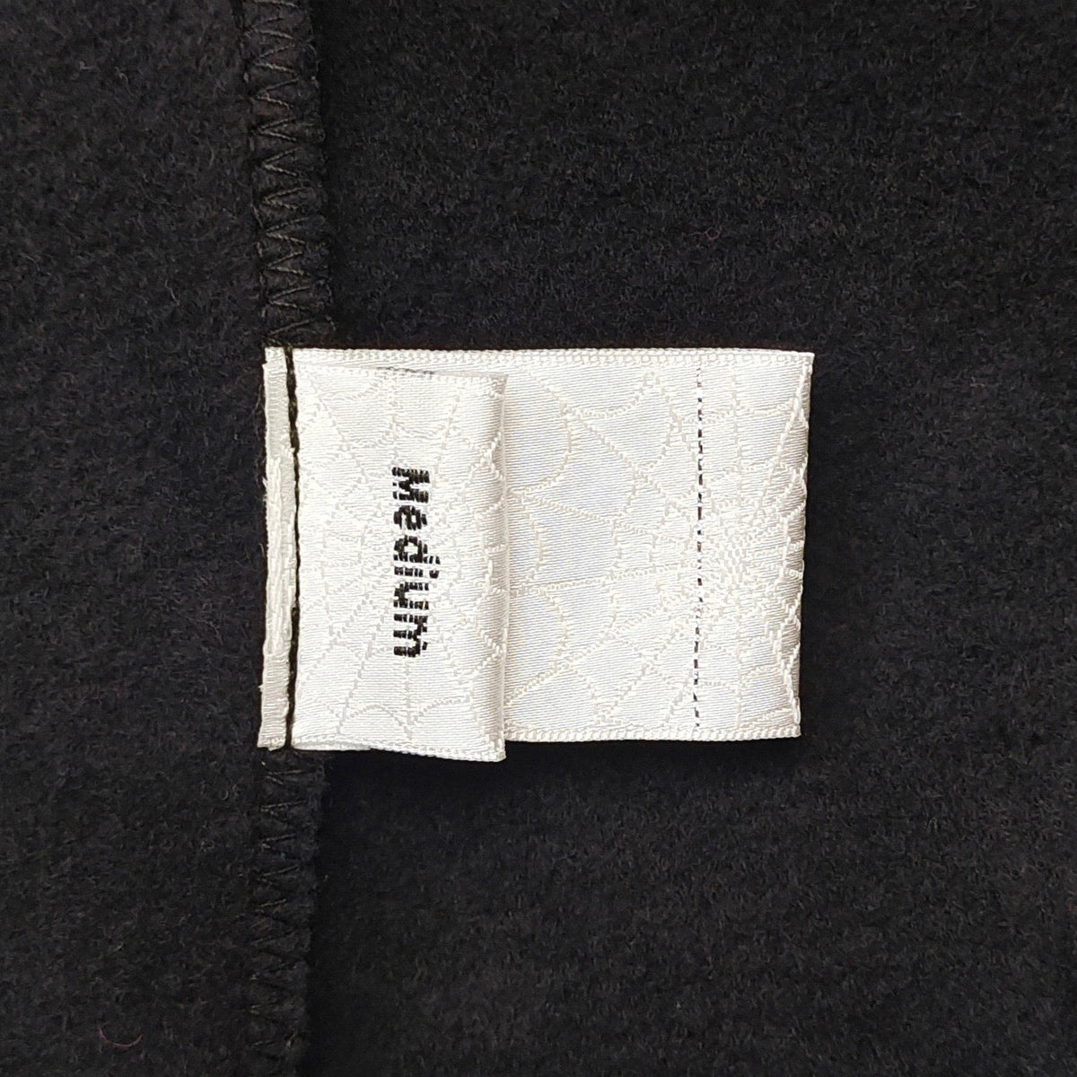 Black Cotton Web Graphic Pullover - Men's